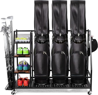 Golf Bag Organizer Garage Storage