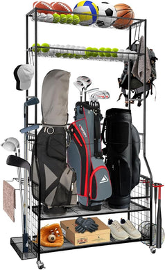 Golf Bag Storage Garage Organizer