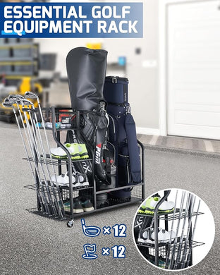 Golf Bag Storage Garage Organizer